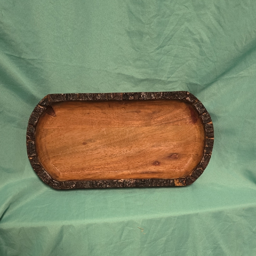 Rustic Wooden Bath Tray